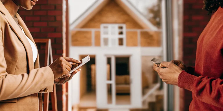Homebuyer comparing several mortgage quotes in a privacy-first marketplace