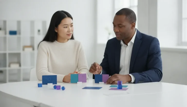 Borrower comparing mortgage options with a mortgage professional
