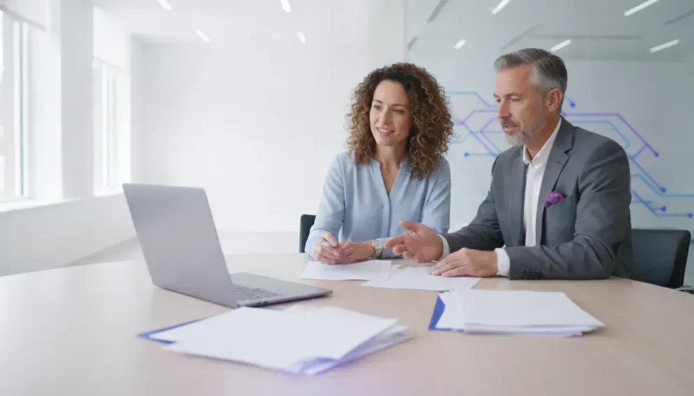 Borrower reviewing mortgage options with a trusted mortgage professional
